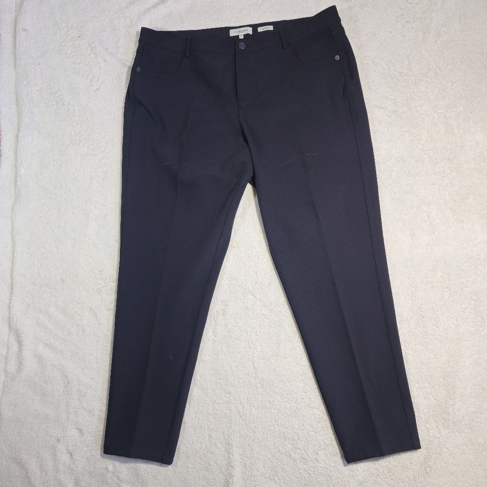 Lafayette 148 Pants 16 Womens Mercer Fit Black